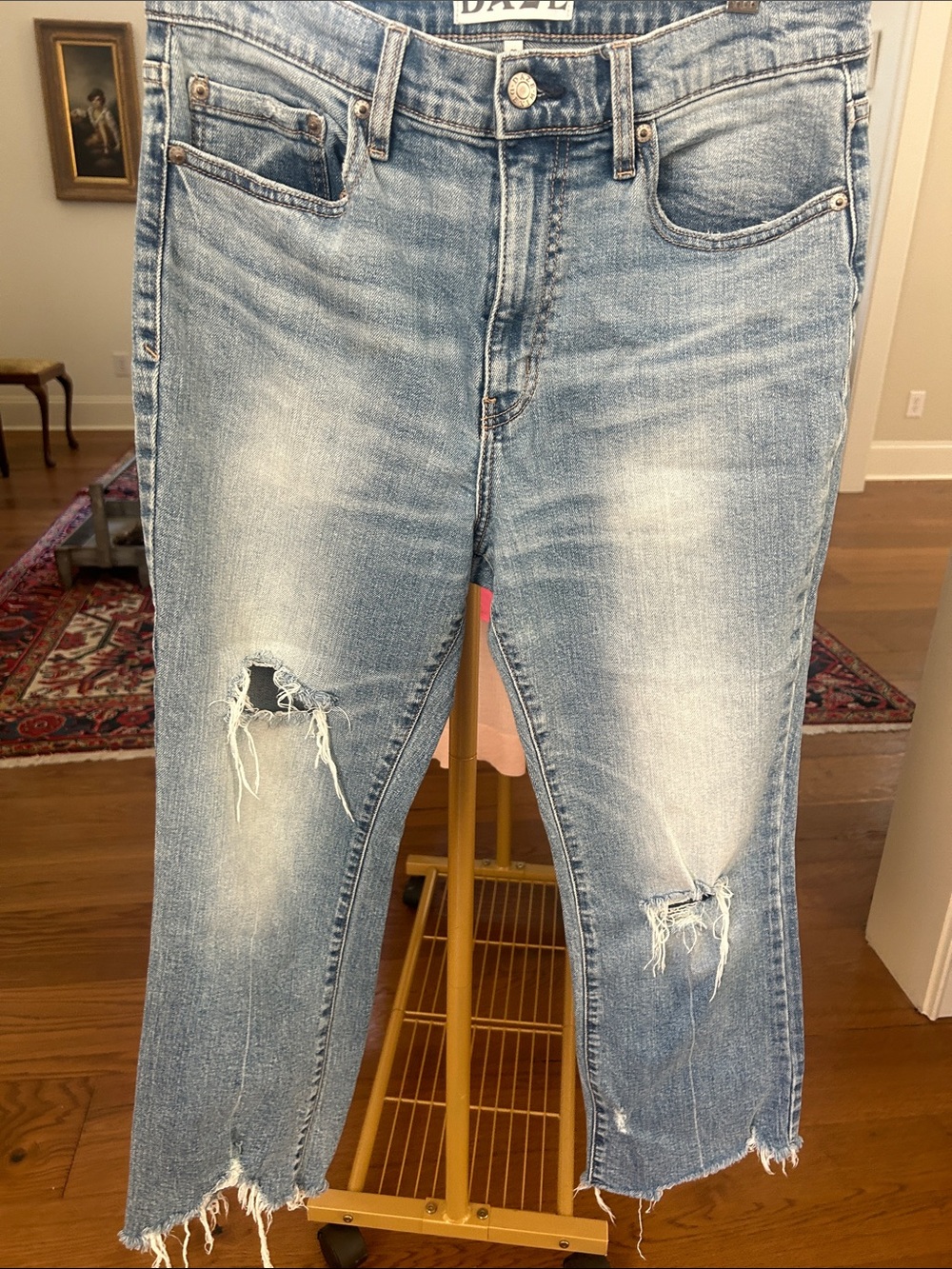 Daze Light Blue Distressed jeans